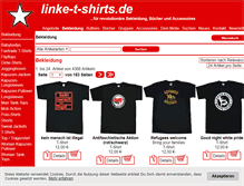 Tablet Screenshot of linke-t-shirts.de